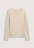 Tom Tailor Basic Round Neck Sweater Dusty Beige Melange