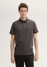 Tom Tailor Polo Tee Tarmac Grey Stripe Design - 1045638-37145