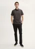 Tom Tailor Polo Tee Tarmac Grey Stripe Design