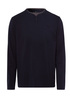 Cross Jeans Henley V Neck Navy 001 - 16032-001