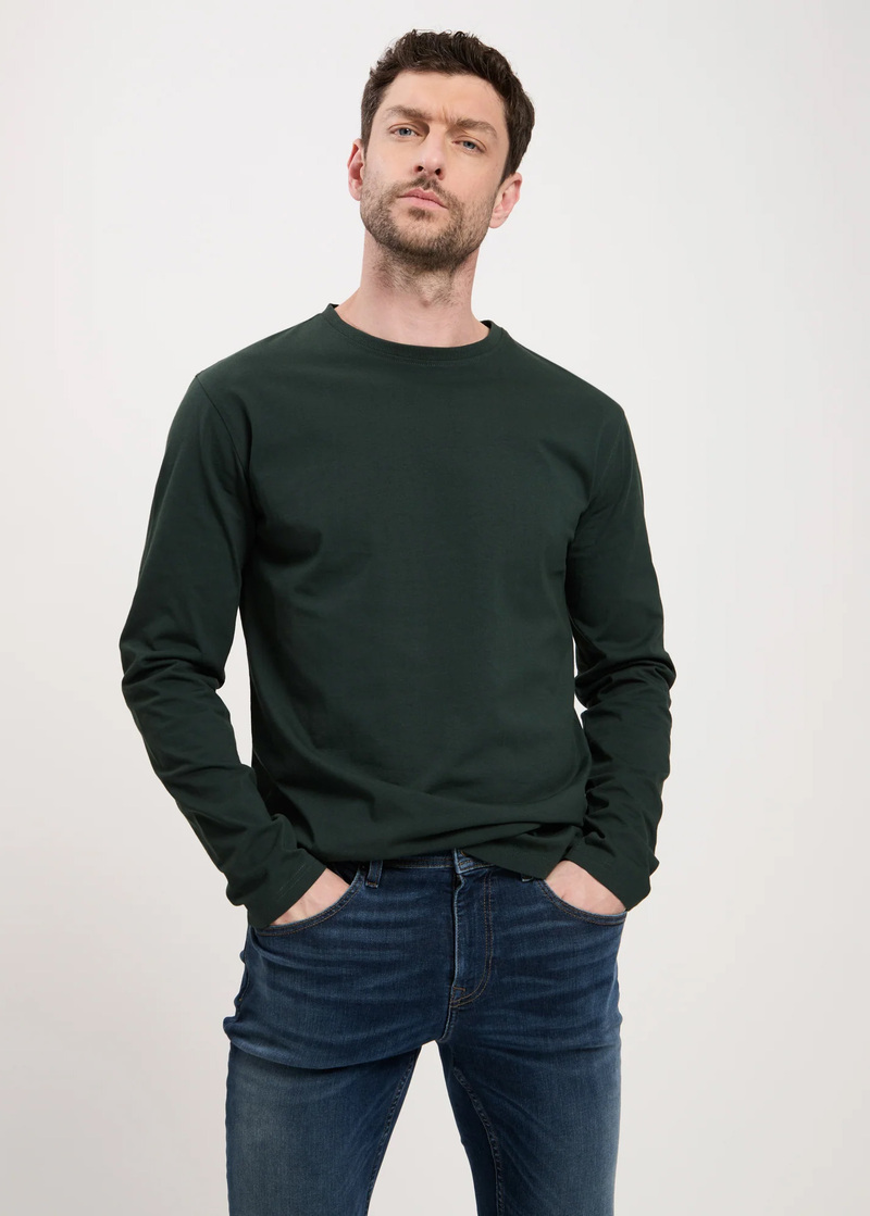 Cross Jeans Longsleeve Sweatshirt Green 027 - 16035-027