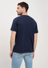 Cross Jeans T Shirt C Neck Petrol 462 - 16036-462