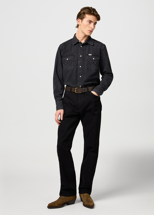 Wrangler Western Shirt Rinse Black