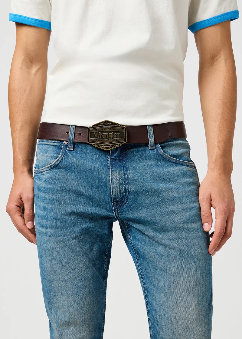 Wrangler Big Buckle Belt Brown