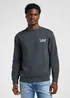 Lee Wobbly Sweatshirt Washed Black