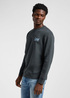 Lee Wobbly Sweatshirt Washed Black - 112363886