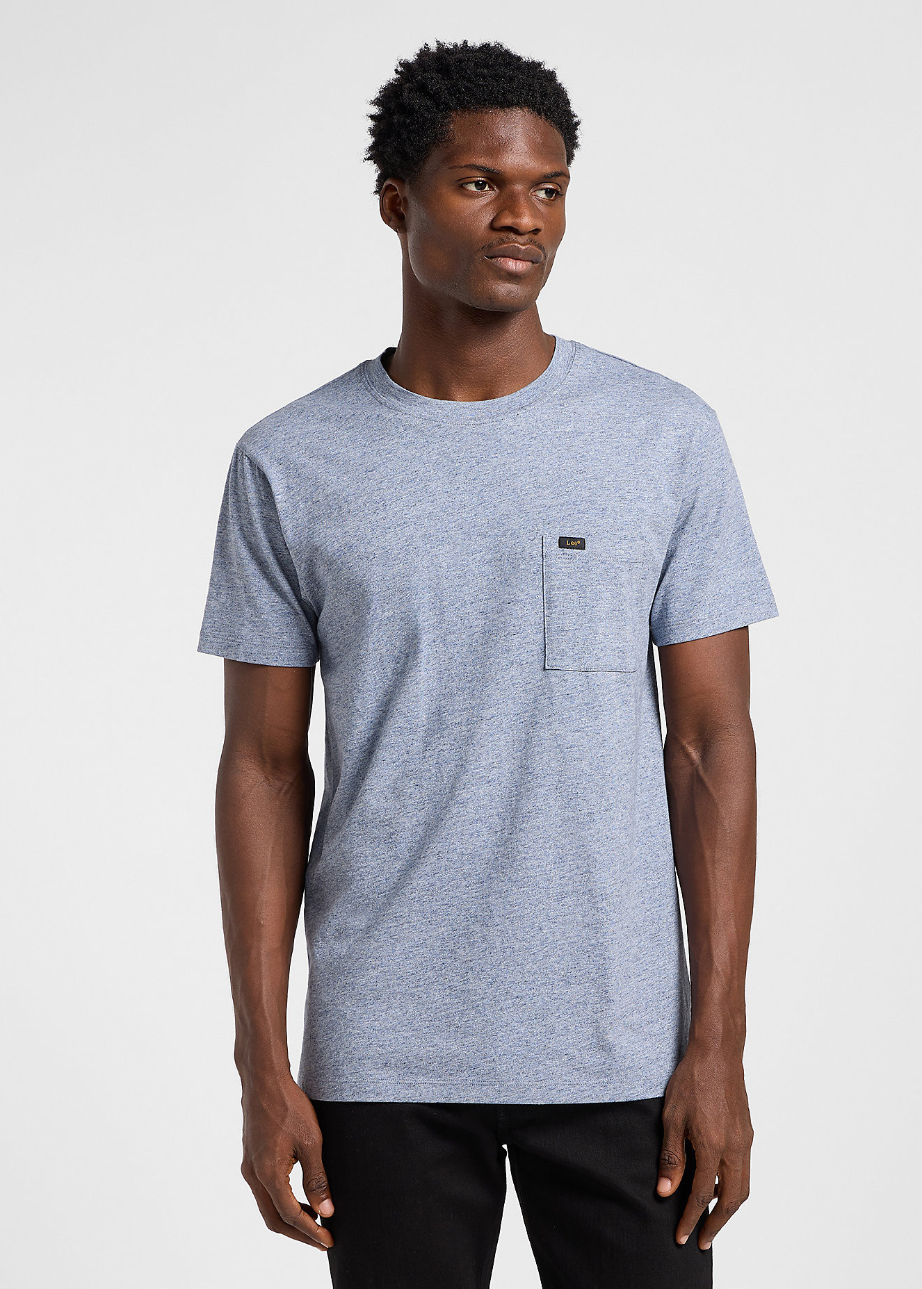 Lee Ultimate Pocket Tee Blue Mele - 112365384