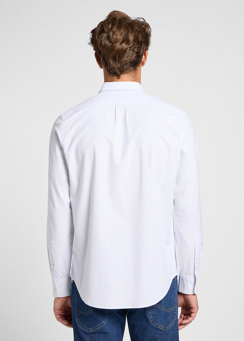 Lee Patch Shirt Shy Blue Bright White - 112363910