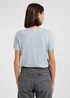 Lee V Neck Tee Concrete Gray
