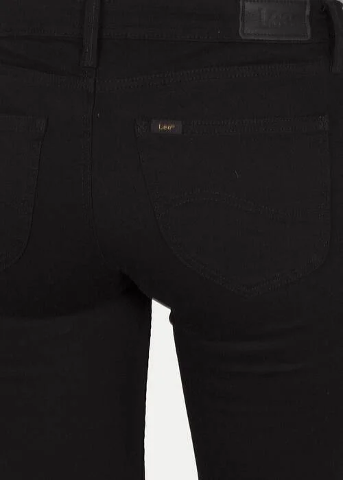 Lee Scarlett Cropped Black Rinse