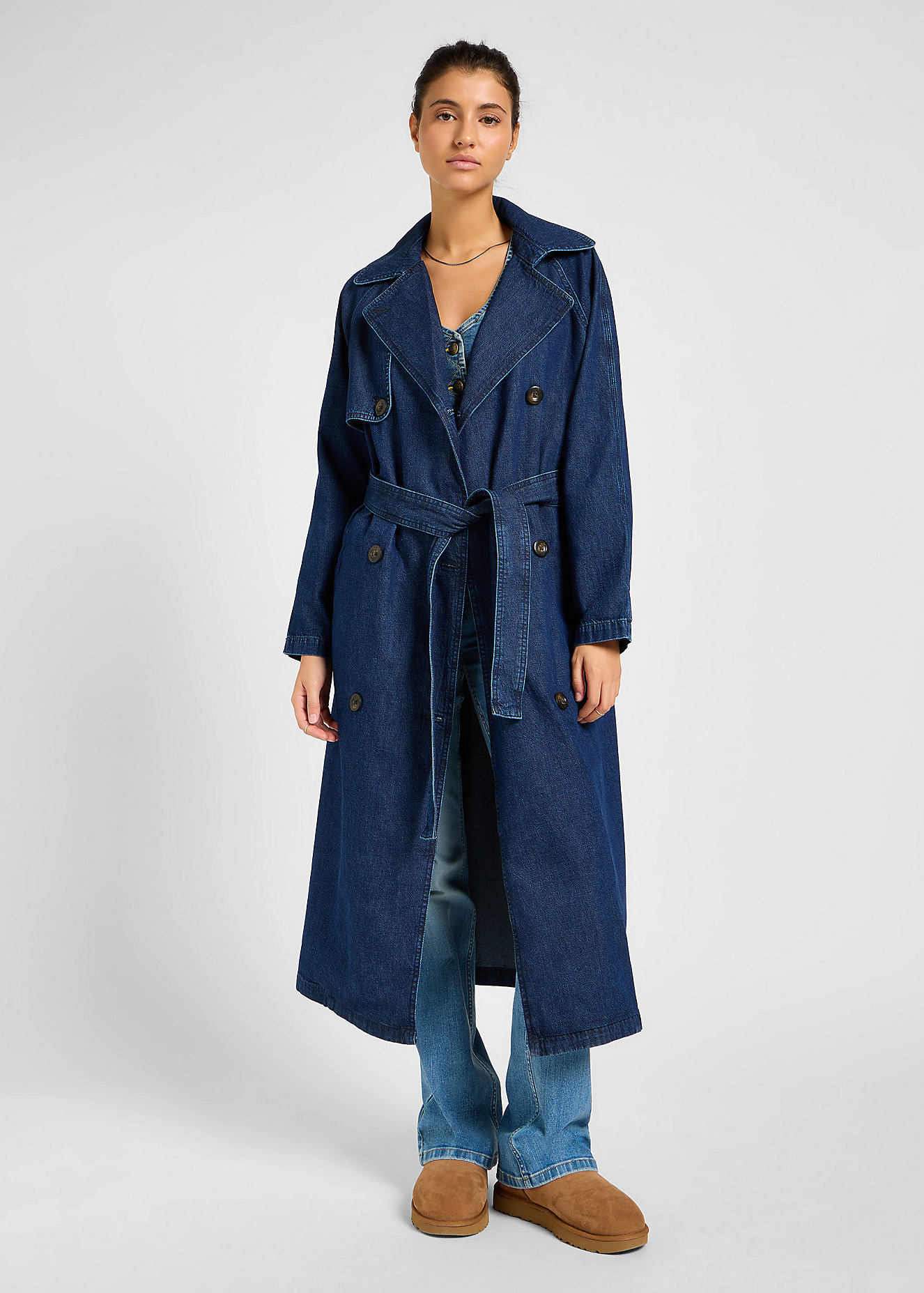 Lee Denim Trench Coat Home Bound - 112355224