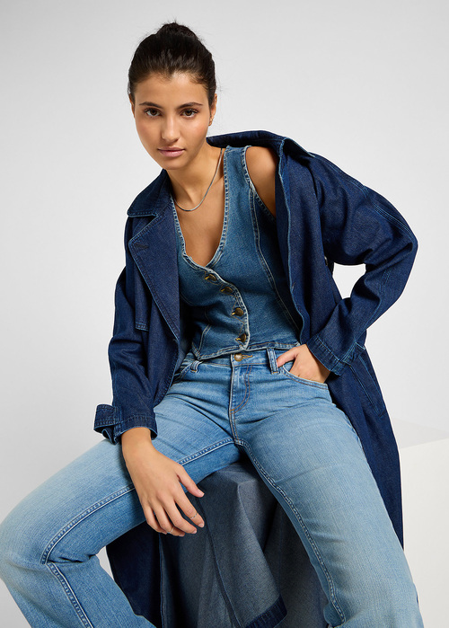 Lee Denim Trench Coat Home Bound - 112355224