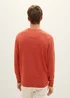 Tom Tailor Mottled Knitted Sweater Warm Red Melange