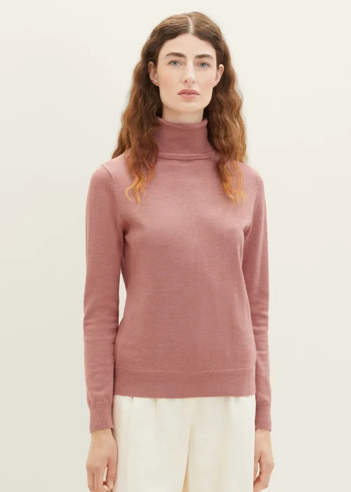 Tom Tailor Basic Turtleneck Pink