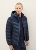 Tom Tailor Hybrid Jacket With A Hood Sky Captain Blue - 1037341-10668