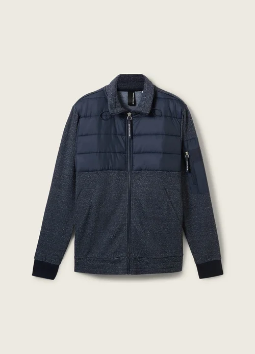 Tom Tailor Light Jacket Sky Captain Blue White Melange