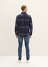 Tom Tailor Checked Shirt Navy Tonal Big Check - 1037449-32313