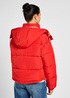 Lee Hooded Short Puffer True Red - 112355190