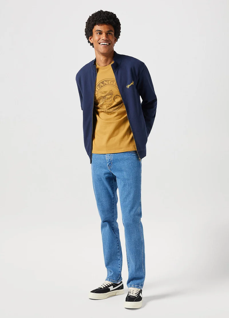 Wrangler Funnel Neck Zip Navy