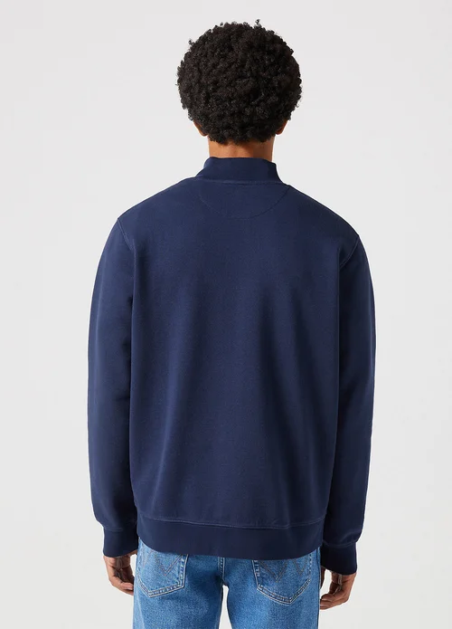 Wrangler Funnel Neck Zip Navy