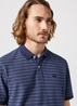 Wrangler Stripe Polo Tee Navy - 112351395