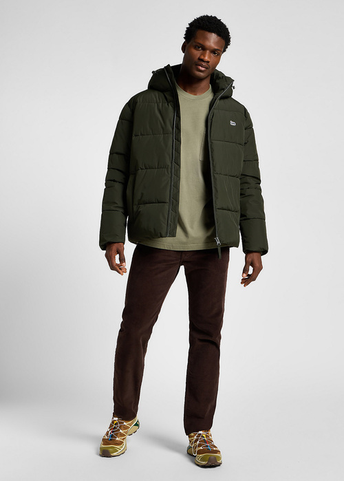 Lee Puffer Jacket Olive Night - 112355678