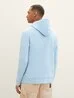 Tom Tailor Hoodie With A Logo Print Washed Out Middle Blue