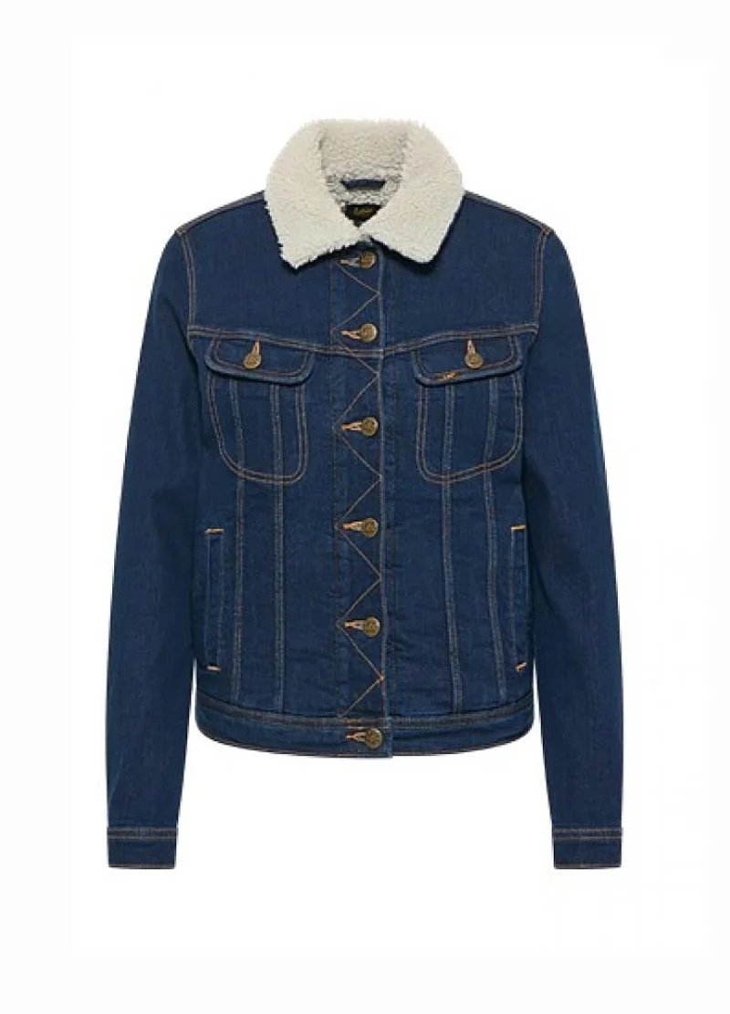 Lee Sherpa Rider Jacket Rinse