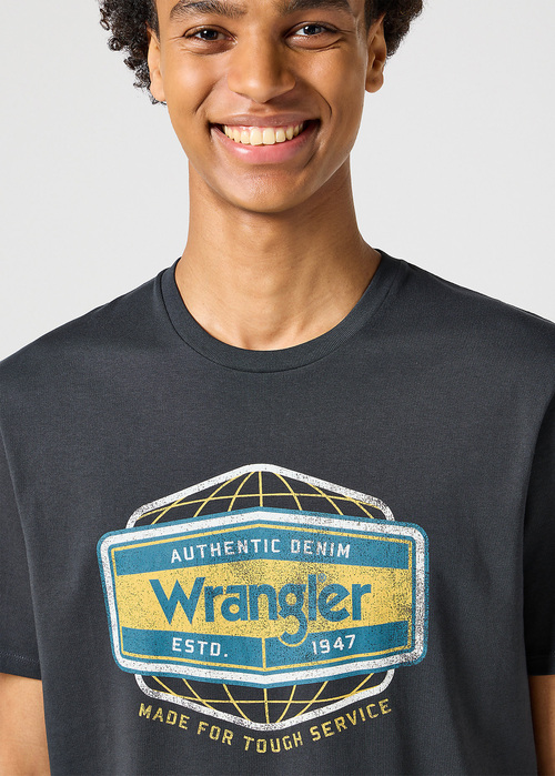 Wrangler Americana Tee Faded Black