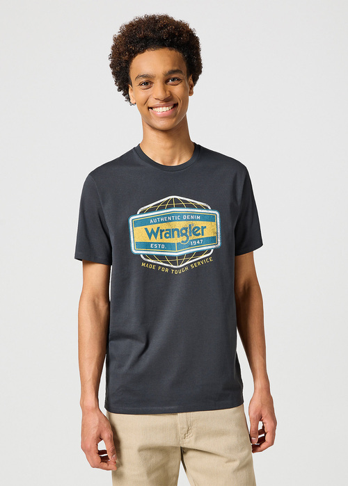 Wrangler Americana Tee Faded Black