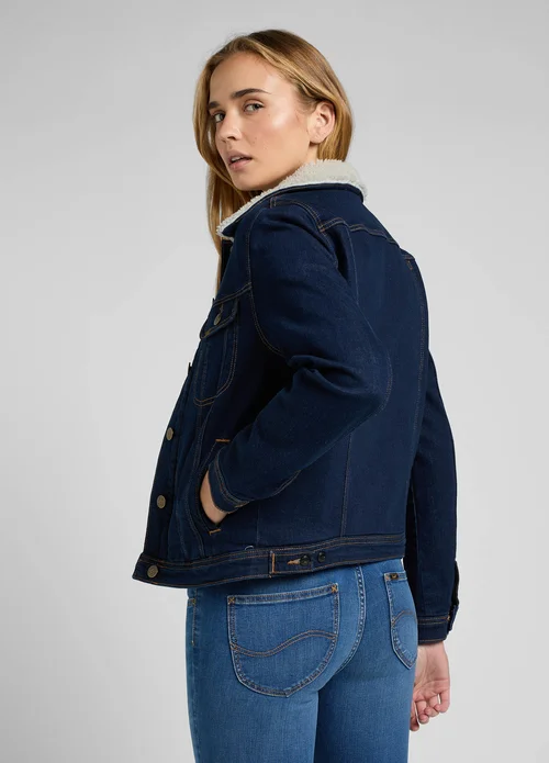 Lee Sherpa Rider Jacket Rinse