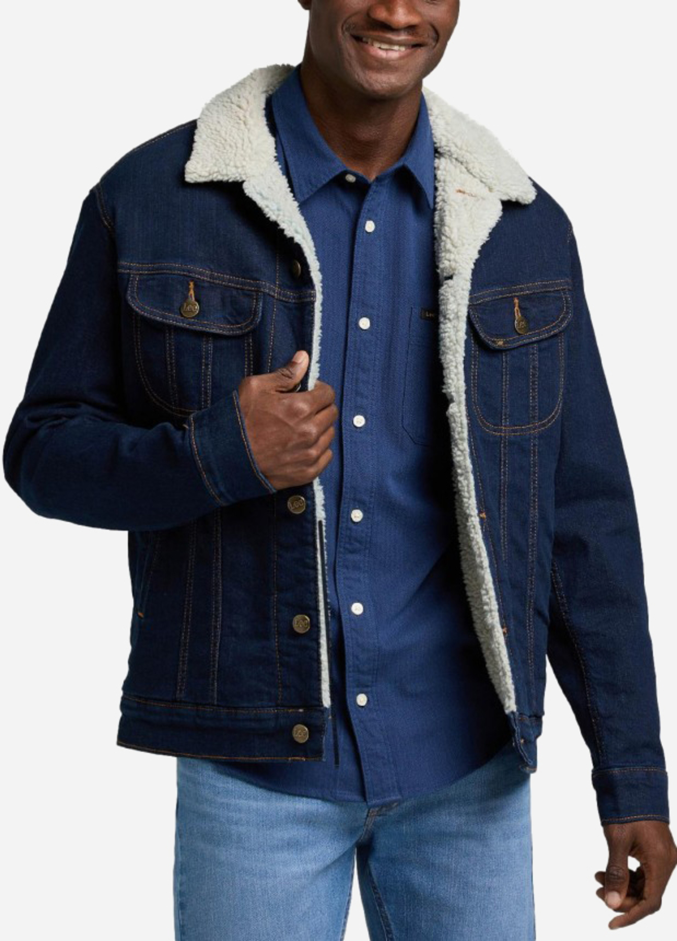 Lee Sherpa Jacket Rinse - L87BVM36