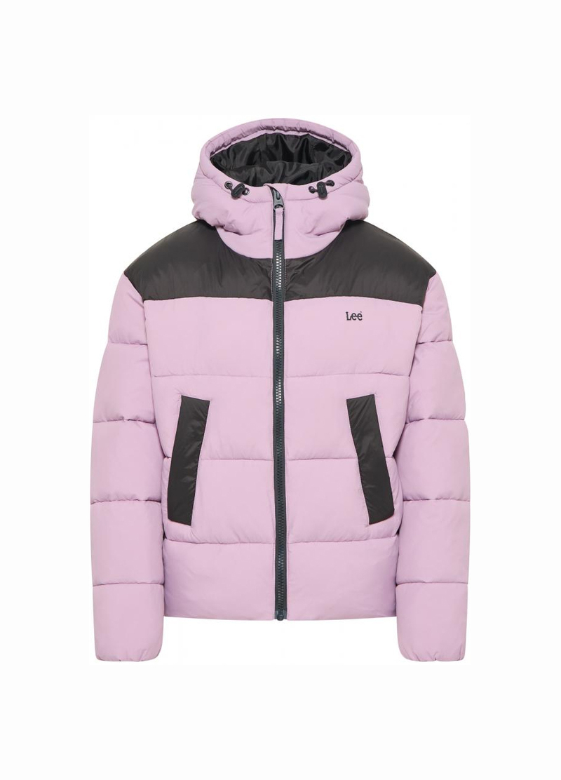 Lee Puffer Jacket Plum - LV34DAA39