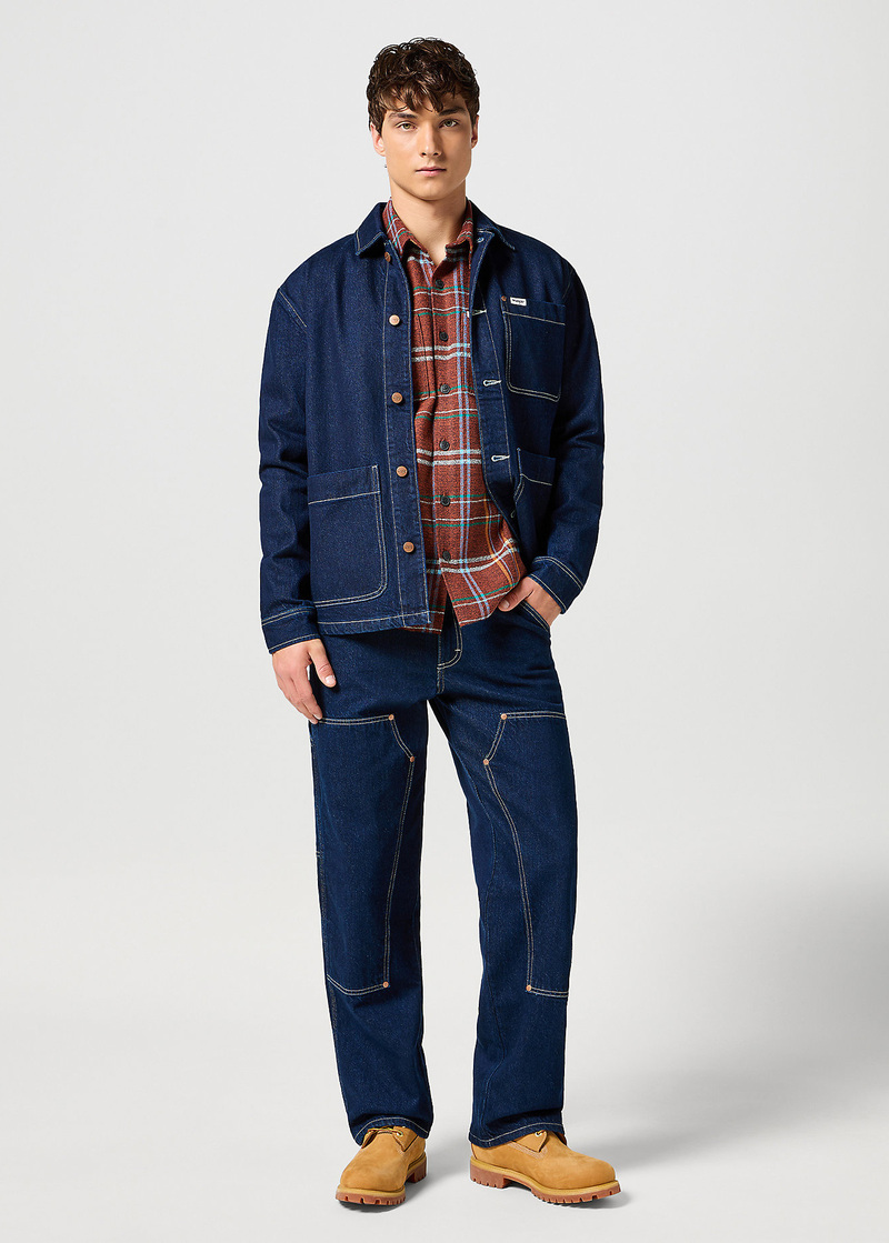 Lee Non Frayed Plaid Shirt Picante Check