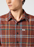 Lee Non Frayed Plaid Shirt Picante Check