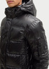 Tom Tailor Hooded Puffer Jacket Shiny Black - 1043707-36459