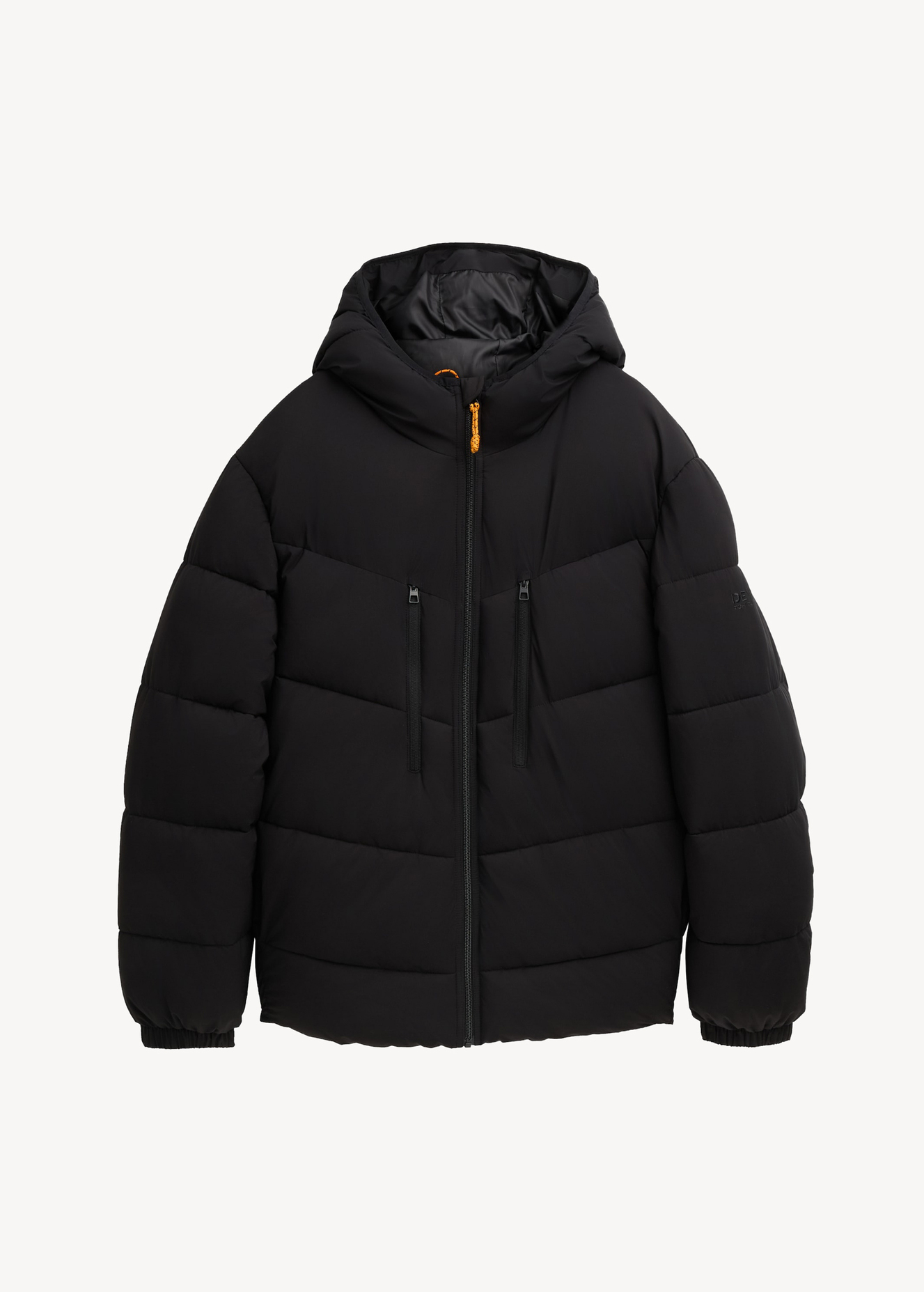 Tom Tailor Hooded Puffer Jacket Black - 1041775-29999