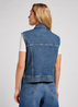 Lee Sleeveless Rider Jacket Classic Indigo - 112349537