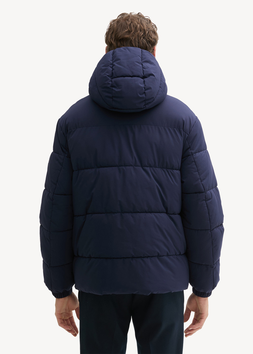 Tom Tailor Hooded Puffer Jacket Sky Captain Blue - 1041775-10668