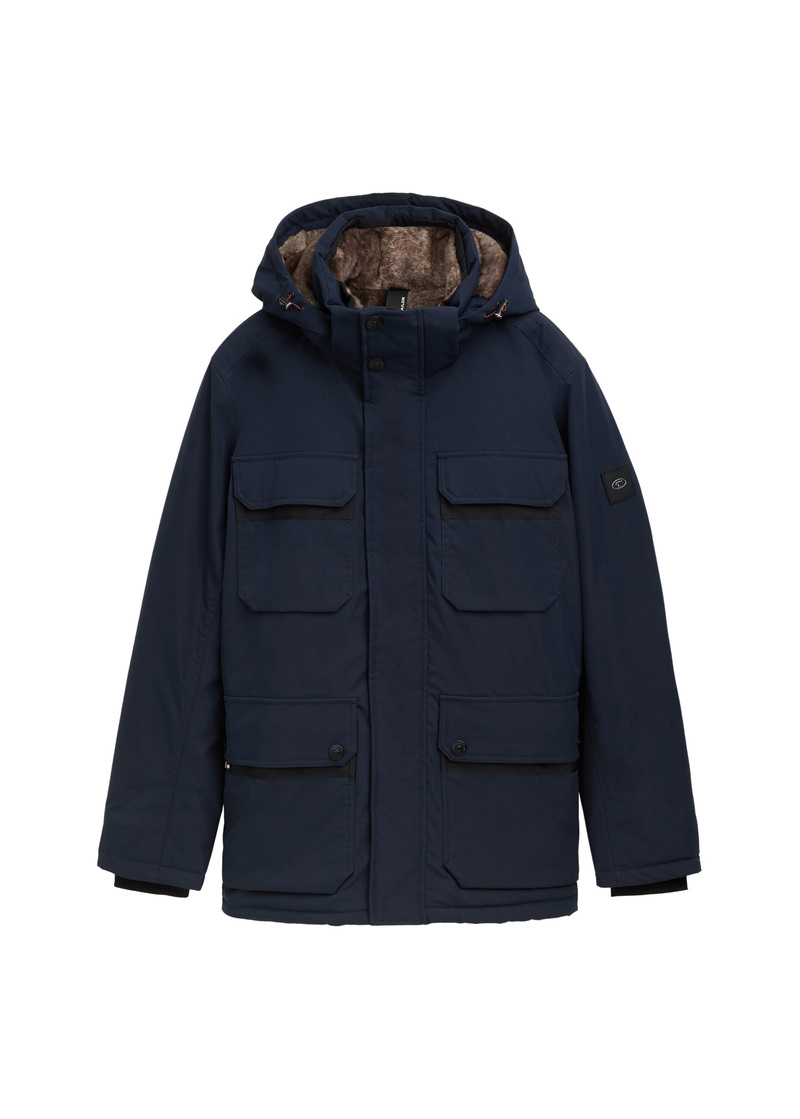 Tom Tailor Jacket With Detachable Hood Sky Captain Blue - 1042519-10668