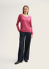 Tom Tailor Basic Round Neck Sweater Pink Velvet - 1042964-16348