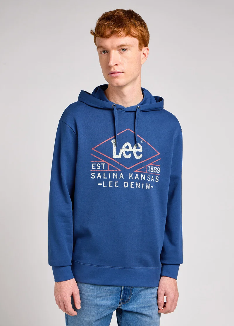 Lee Hoodie Drama Navy
