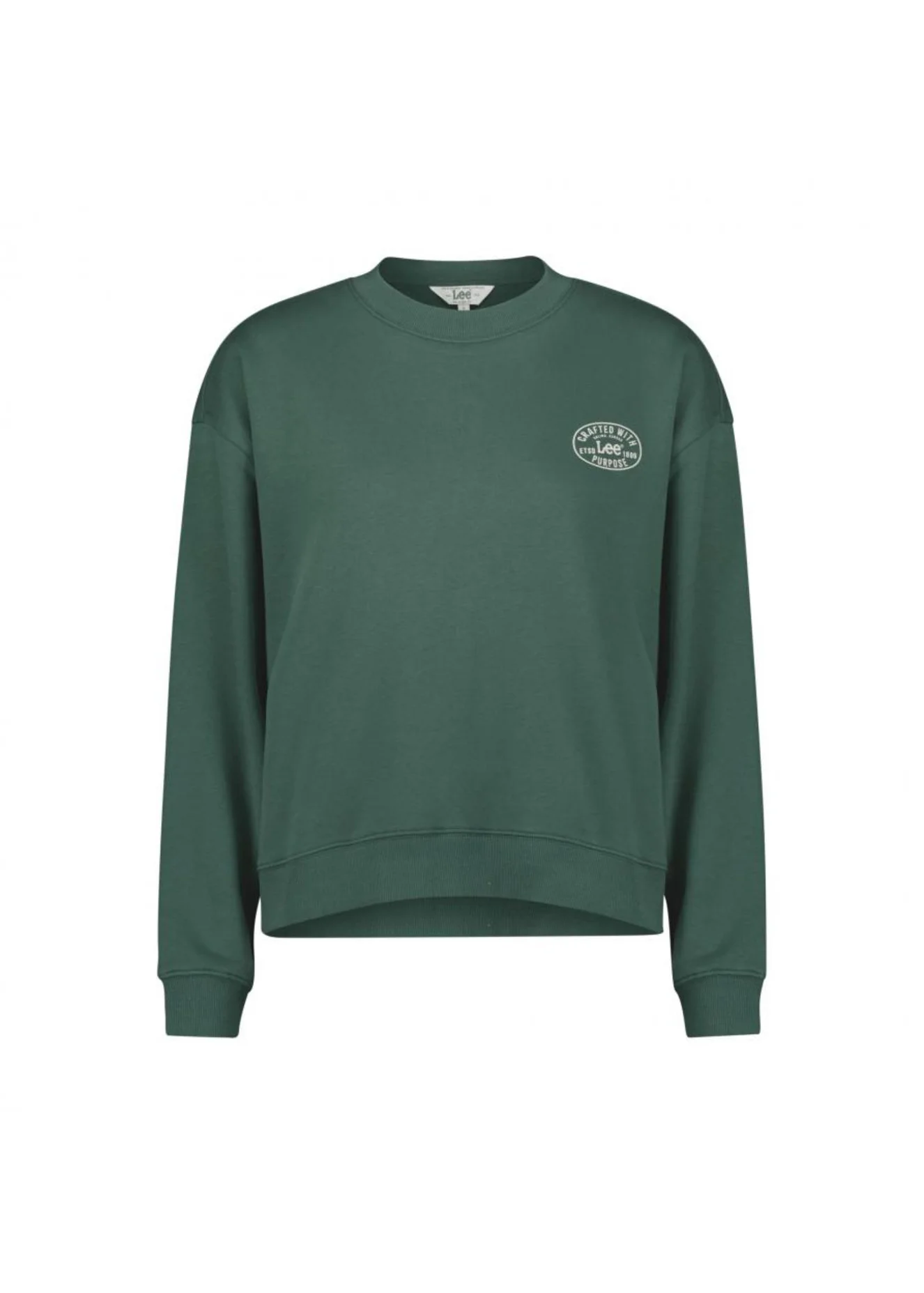 Lee Crew Neck Sweater Intuition Green