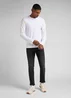 Lee Long Sleeve Twin Pack Crew Blackwhite