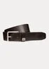Lee Small Logo Belt Dark Brown