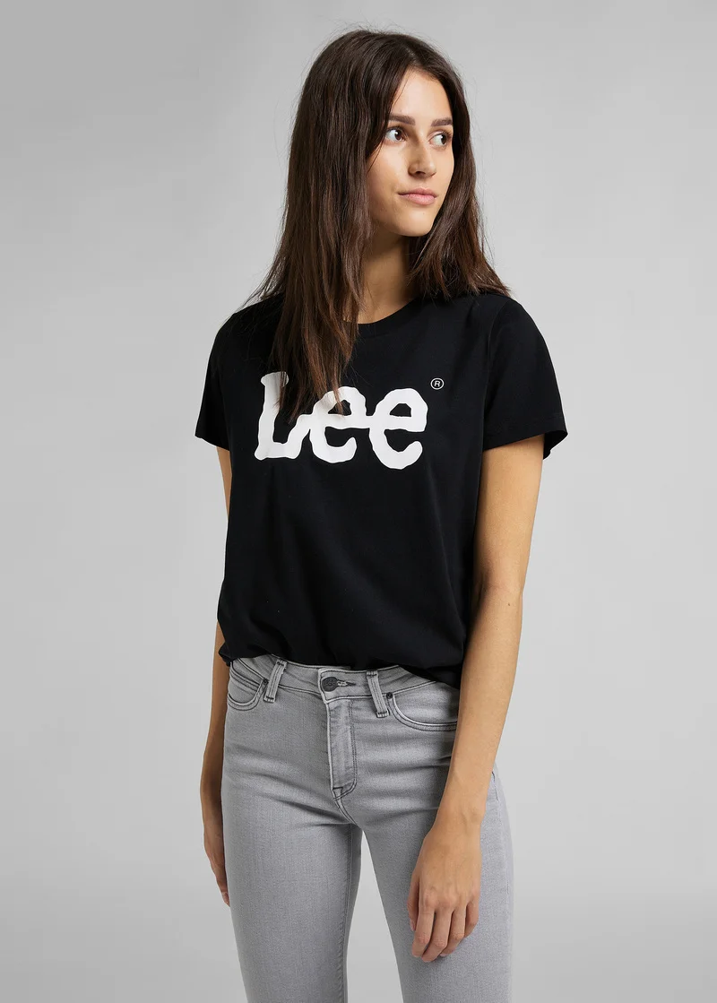 Lee Logo Tee Black