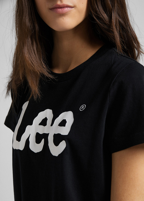 Lee Logo Tee Black