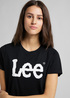 Lee Logo Tee Black