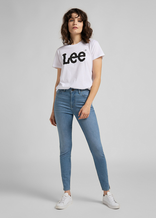 Lee Logo Tee White