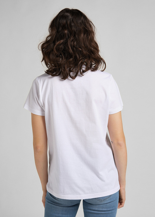 Lee Logo Tee White - L42UER12